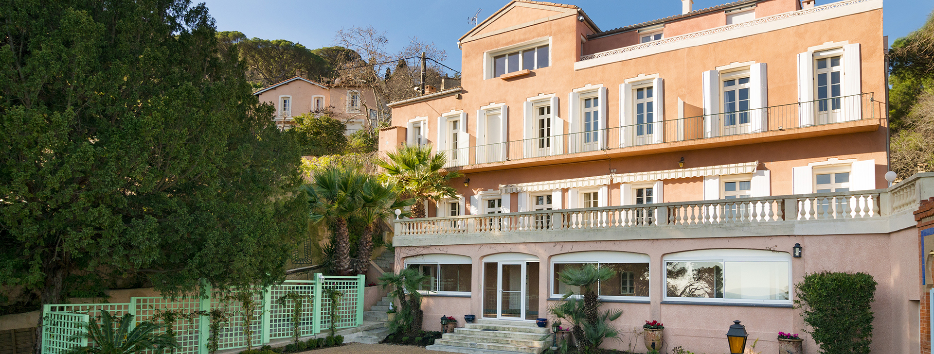 Vue du Logis du Mas, chambres d’hôtes dans l’Hérault