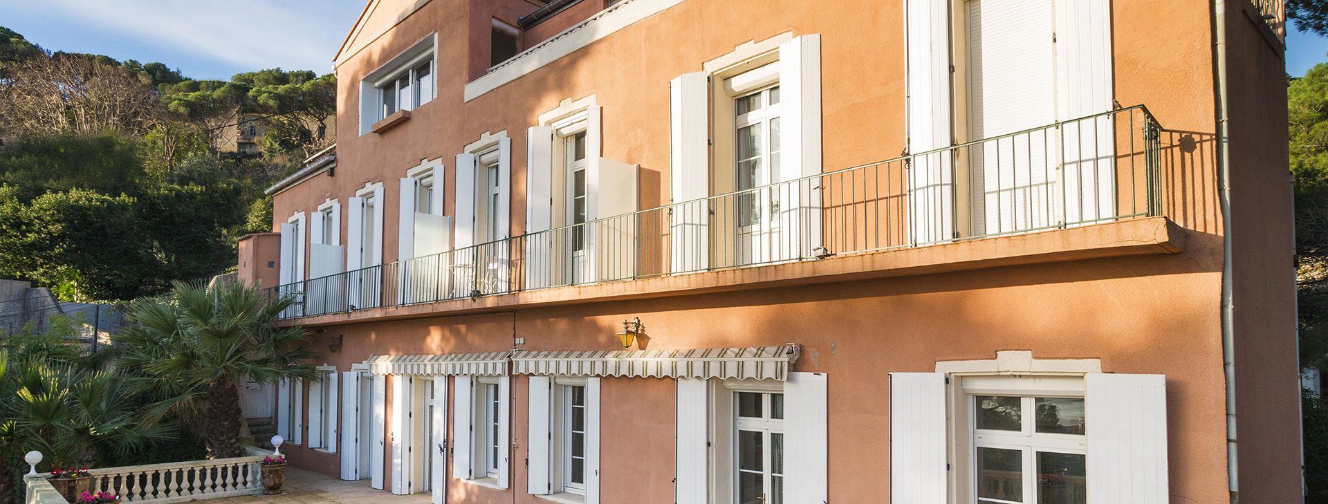 Vue du Logis du Mas, chambres d’hôtes à Sète