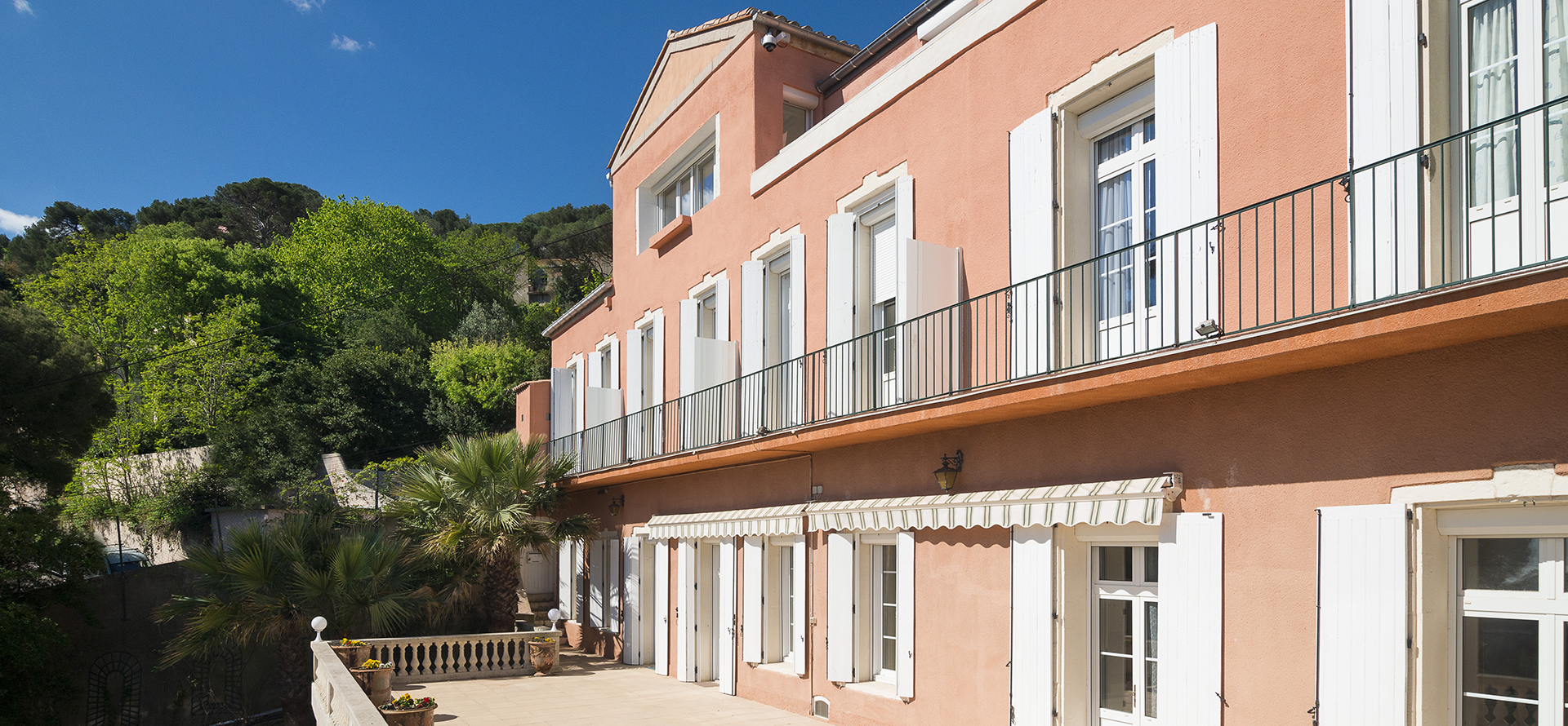 Vue du Logis du Mas, chambres d’hôtes à Sète